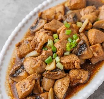 Chicken Mushroom Pot Rice